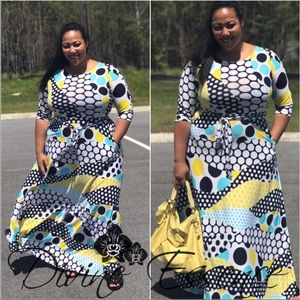 Classy in Polkadot Maxi Dress